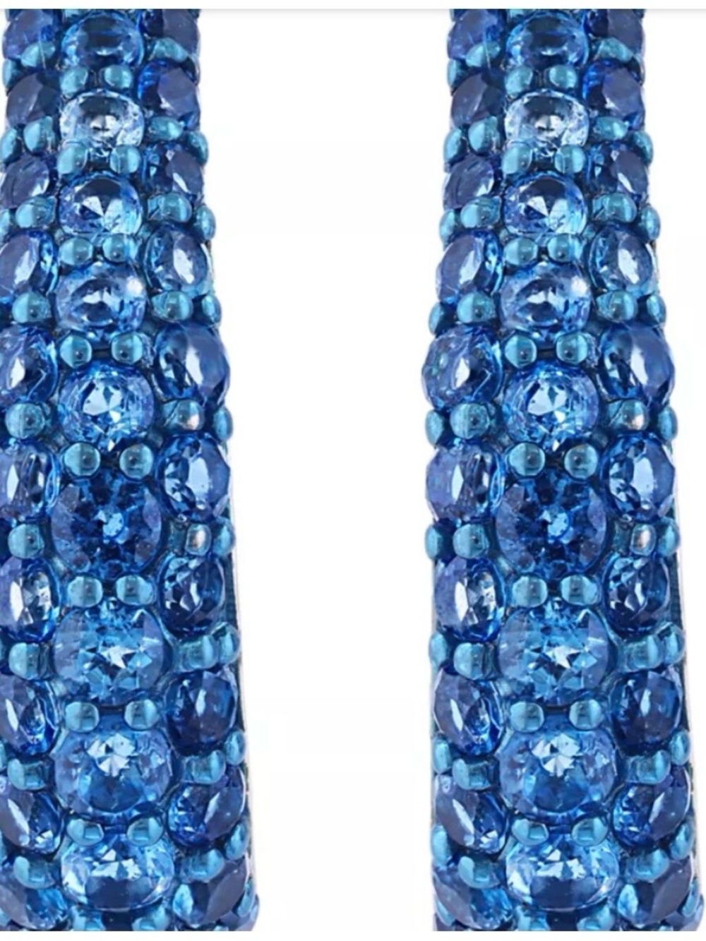 Effy London Blue Topaz Lever-back Drop Earrings in Sterling Silver. NWT - Picture 6 of 7